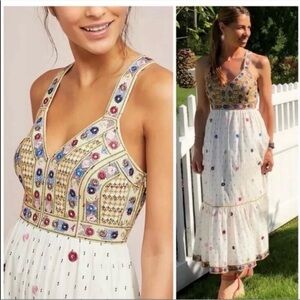 Indo Western Wear - Anthropologie Norah Midi Dress